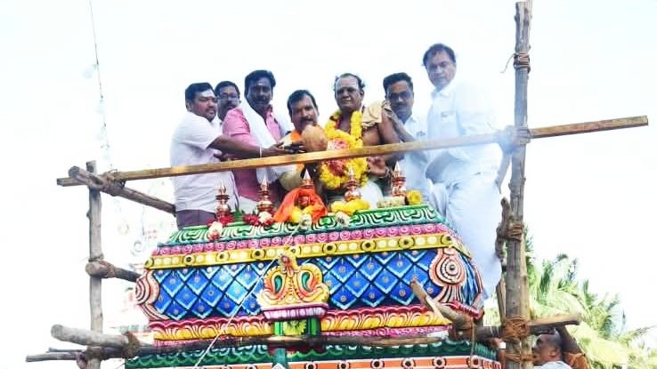 காட்பாடி அடுத்த கார்ணம்பட்டில் சித்தர் சிவானந்த கோயிலில் கும்பாபிஷேகம்